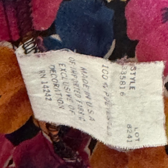 Vintage Christian Dior Floral House Goddess Robe Lounge Wear - Picture 13 of 13